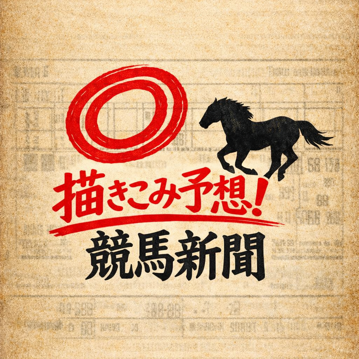 描きこみ予想！競馬新聞